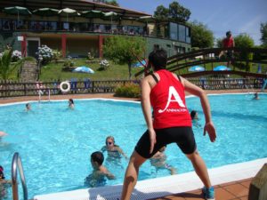 Actividades animación piscina Camping Ribadesella