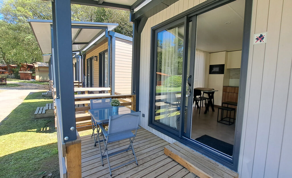 Mobil Homes Camping Ribadesella terraza